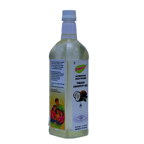 Fresico Cold Pressed Virgin Coconut Oil | Wood Pressed (Kachi Ghani) | 100% Pure & Natural |  Virgin Coconut Oil for Cooking | Chemical & Preservative Free | Multipurpose Coconut Oil