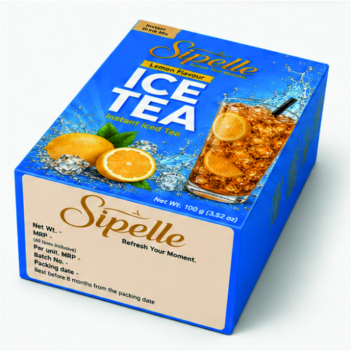 Sipelle Ice Tea lemon Flavour | Premix | Just add cold Water | Ready in a minute | Travel Friendly | Refresh the moment - Image 4