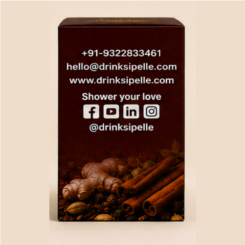 Sipelle Masala Tea | Premix | Just add Hot Water | Tea Ready in a minute | Travel Friendly | Refresh the moment - Image 4