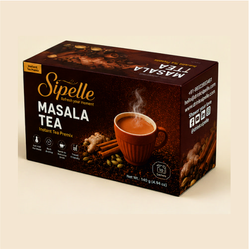 Sipelle Masala Tea | Premix | Just add Hot Water | Tea Ready in a minute | Travel Friendly | Refresh the moment - Image 3
