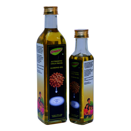 Fresico Cold Pressed Almond Oil | 100% Pure & Natural | Wood Pressed (Kachi Ghani) |  Chemical & Preservative Free | Rich in Vitamin E & Healthy Fats | Premium Sweet Almond Oil for Cooking
