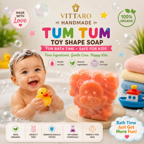 Tum Tum Toy shape [ BEAR ] handmade Organic soap for Kids